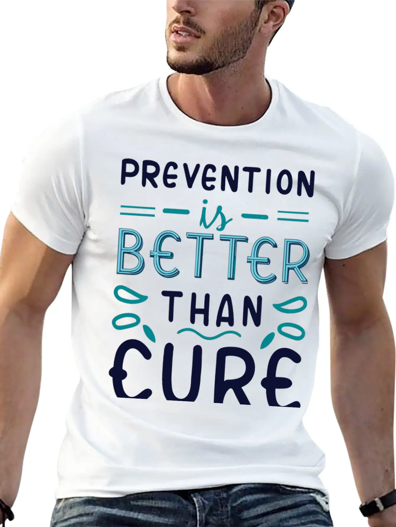 Prevention Is Better Than Cure Relaxed Everyday Tee – Lightweight And Durable Cotton