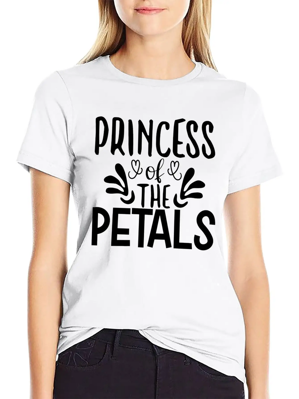 Princess Of The Petals Relaxed Everyday Tee – Lightweight And Durable Cotton