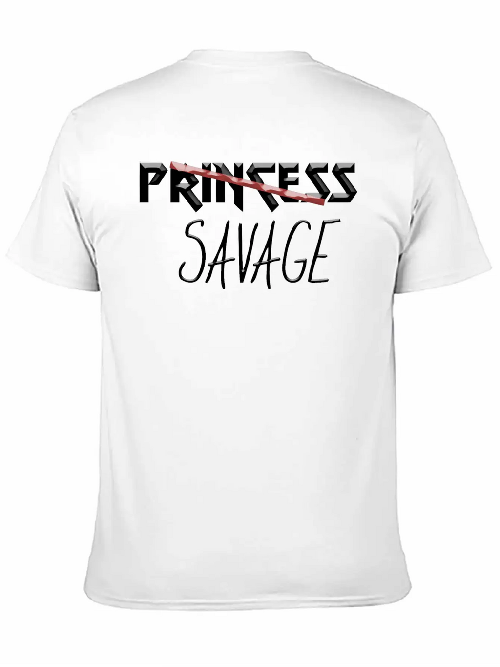 Princess Savage Classic Cotton Tee – Unisex Comfort For Any Season