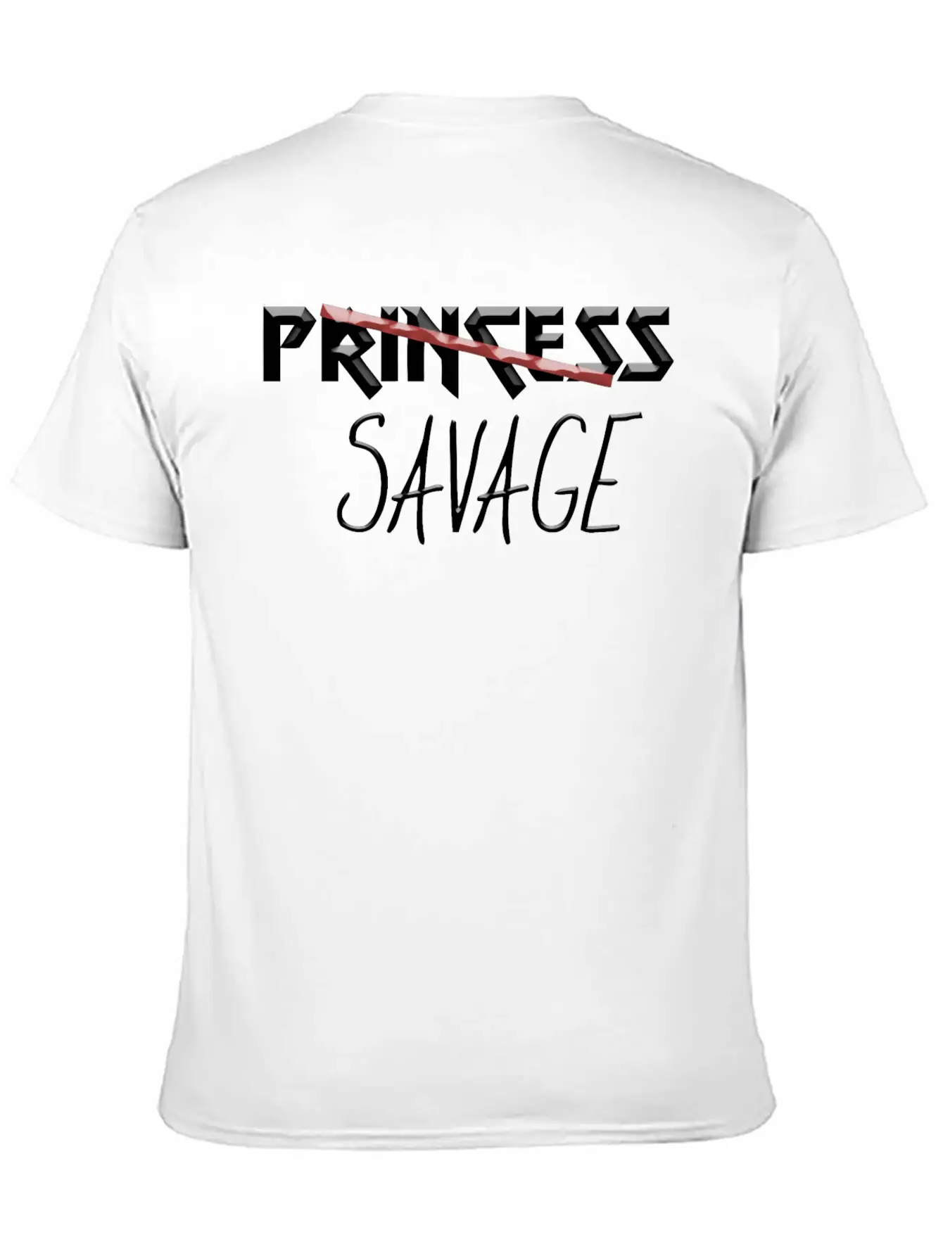 Princess Savage Classic Cotton Tee – Unisex Comfort For Any Season