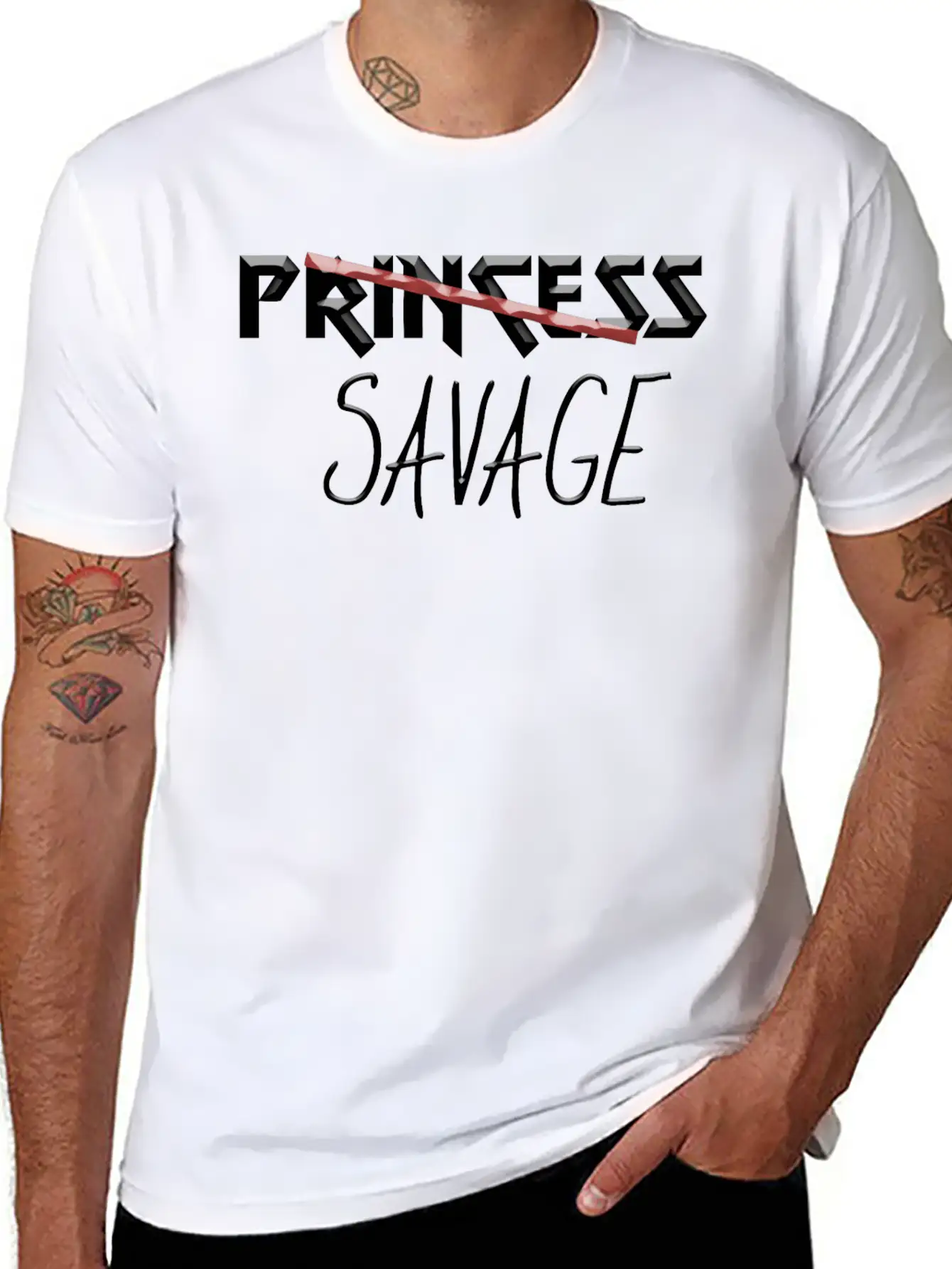Princess Savage Classic Cotton Tee – Unisex Comfort For Any Season
