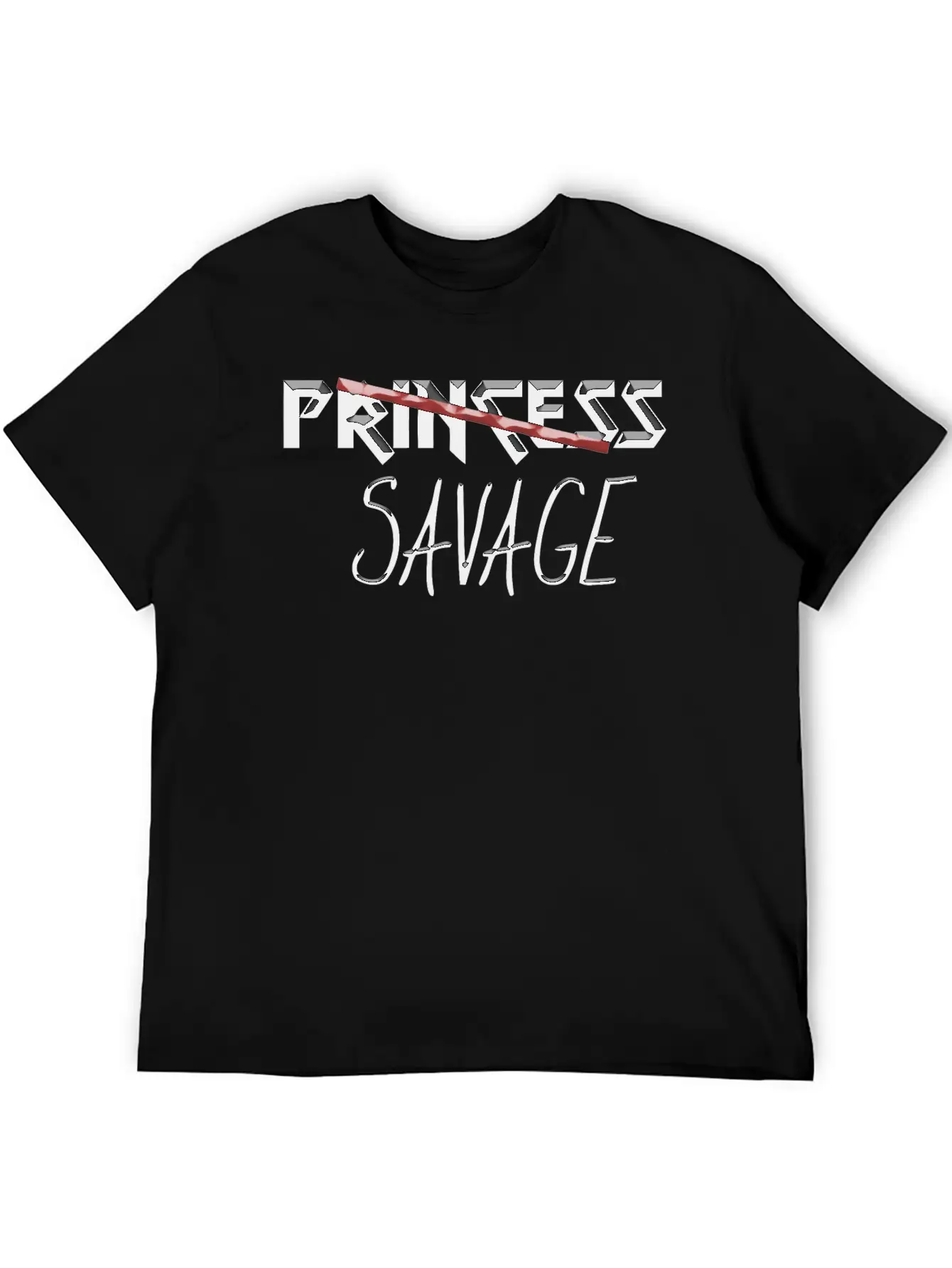 Princess Savage Classic Cotton Tee – Unisex Comfort For Any Season