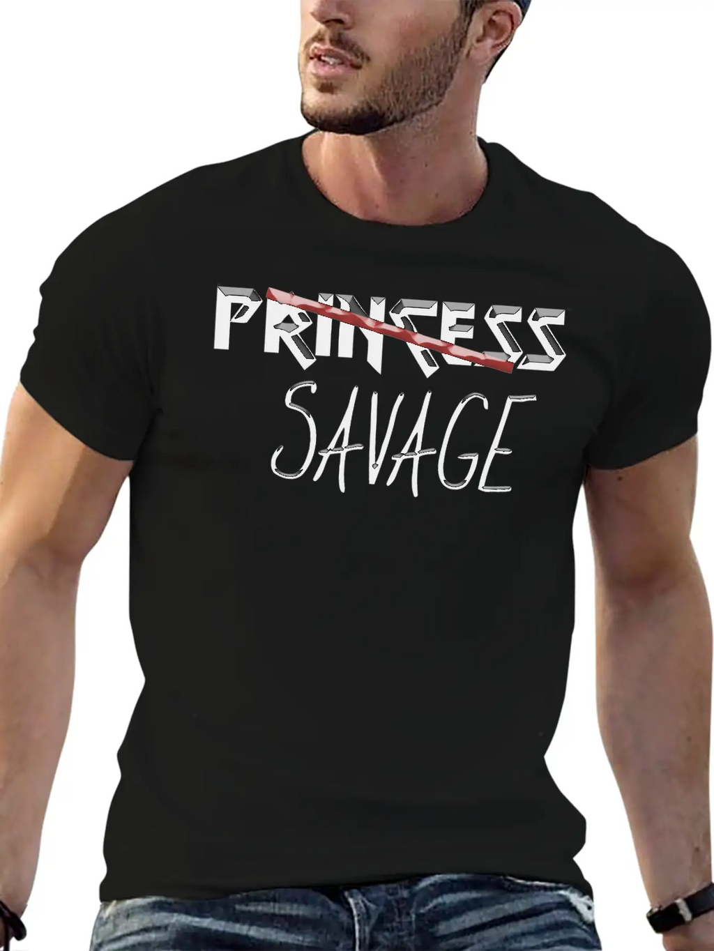 Princess Savage Classic Cotton Tee – Unisex Comfort For Any Season