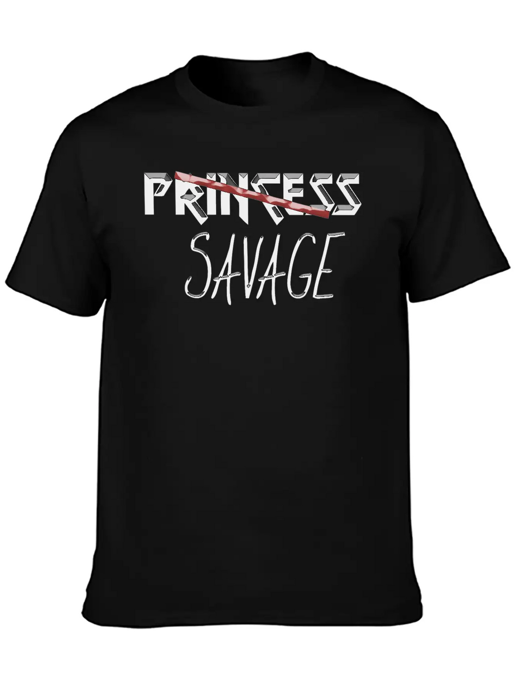 Princess Savage Timeless Short Sleeve Tee – Comfy And Minimalist Design