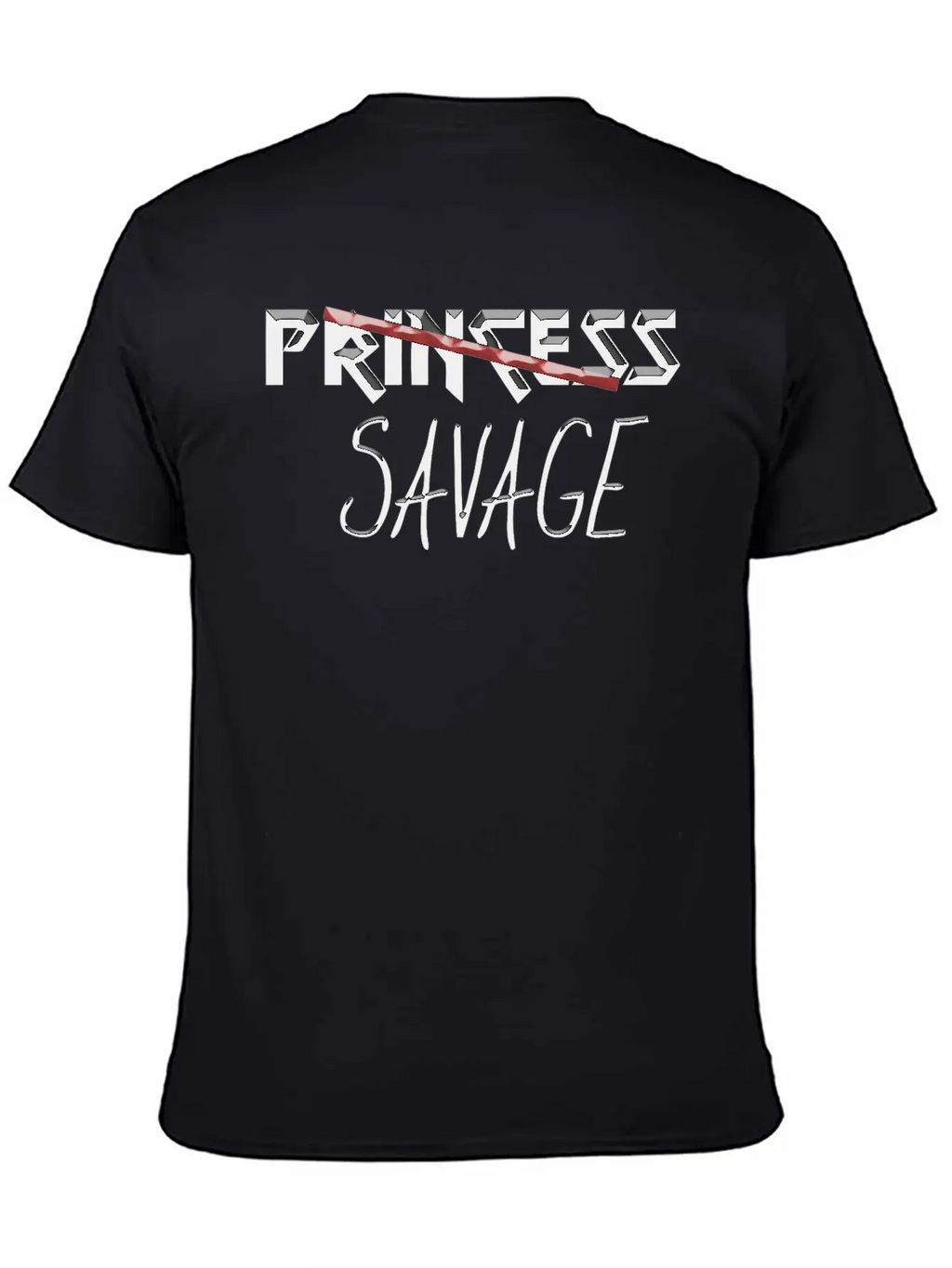 Princess Savage Timeless Short Sleeve Tee – Comfy And Minimalist Design
