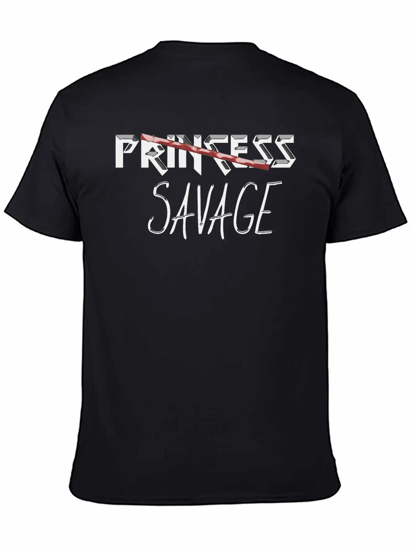Princess Savage Timeless Short Sleeve Tee – Comfy And Minimalist Design