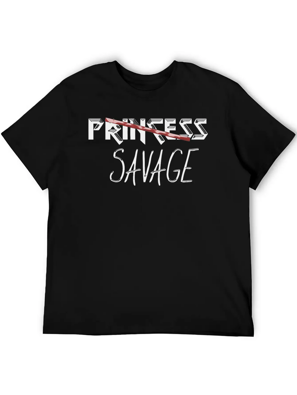Princess Savage Timeless Short Sleeve Tee – Comfy And Minimalist Design