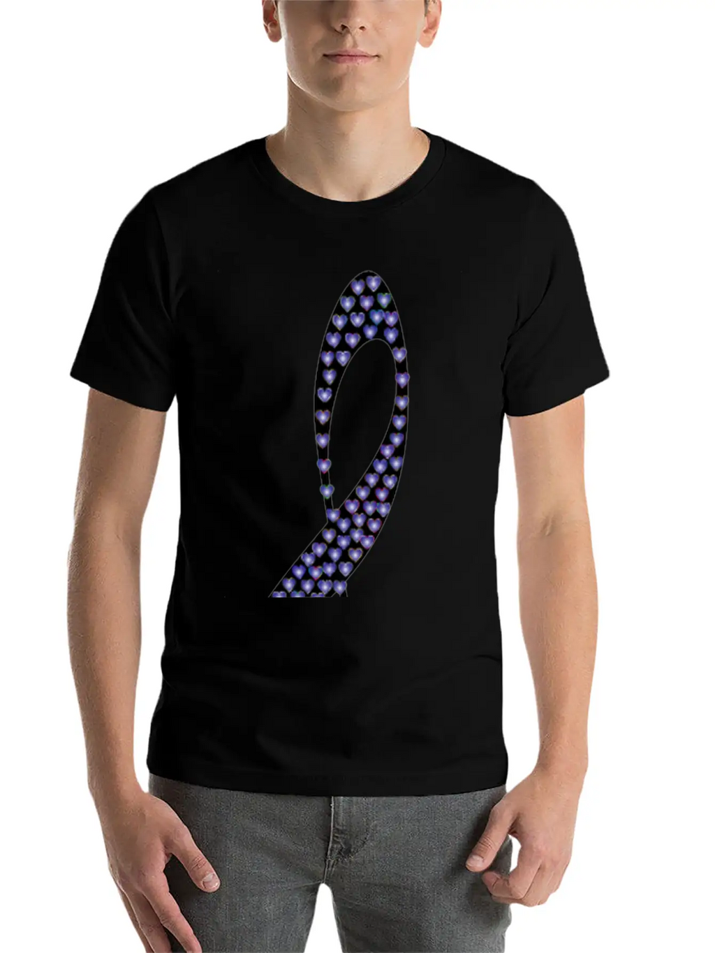Prismatic Clef Hearts 10 Basic Graphic T-Shirt – Daily Comfort In Soft Cotton