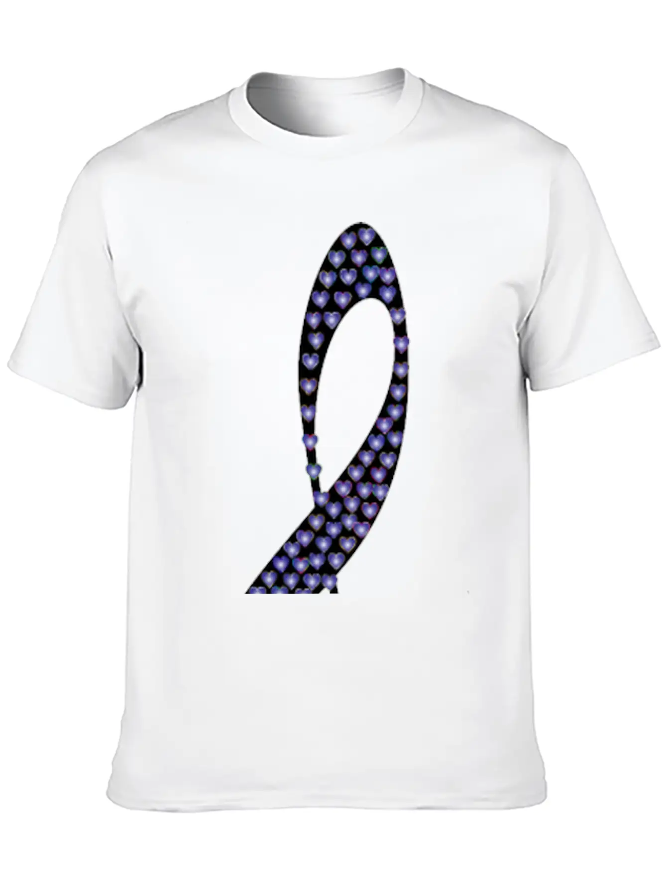 Prismatic Clef Hearts 10 Basic Graphic T-Shirt – Daily Comfort In Soft Cotton