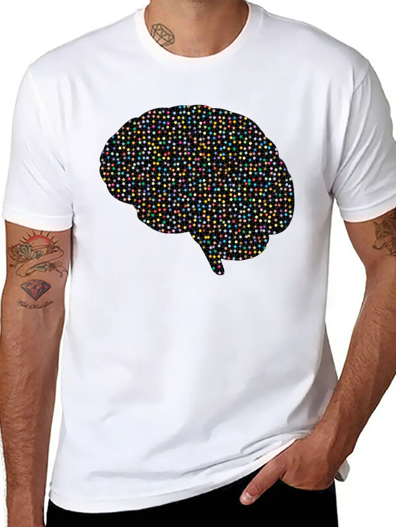 Prismatic Neural Network 2 2 Variation 2 Classic Cotton Tee – Unisex Comfort For Any Season