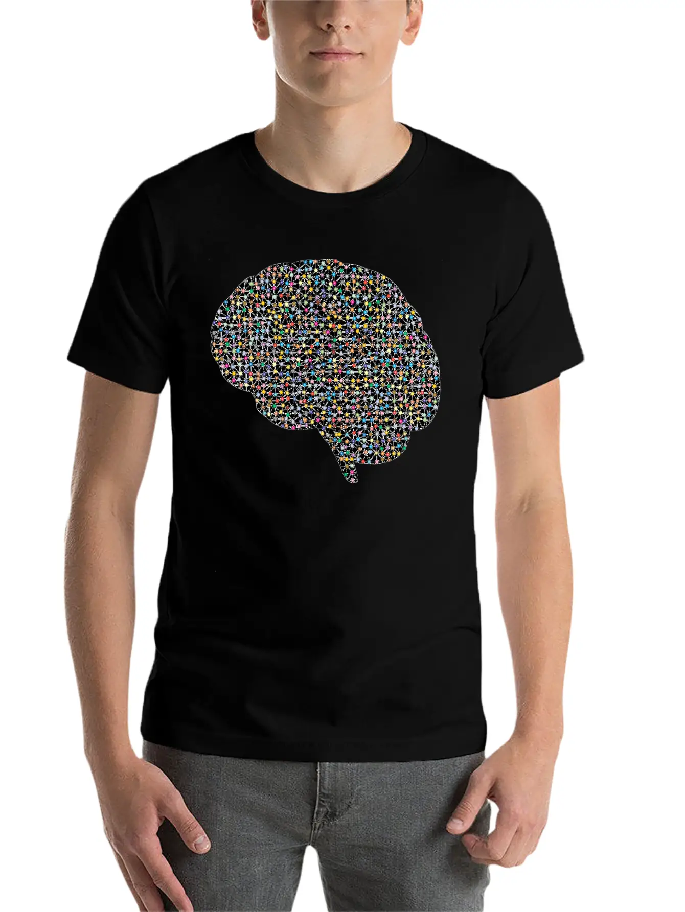 Prismatic Neural Network 2 2 Variation 2 Classic Cotton Tee – Unisex Comfort For Any Season