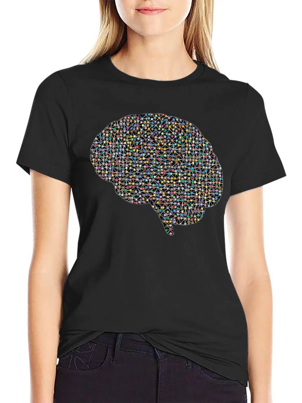 Prismatic Neural Network 2 2 Variation 2 Classic Cotton Tee – Unisex Comfort For Any Season