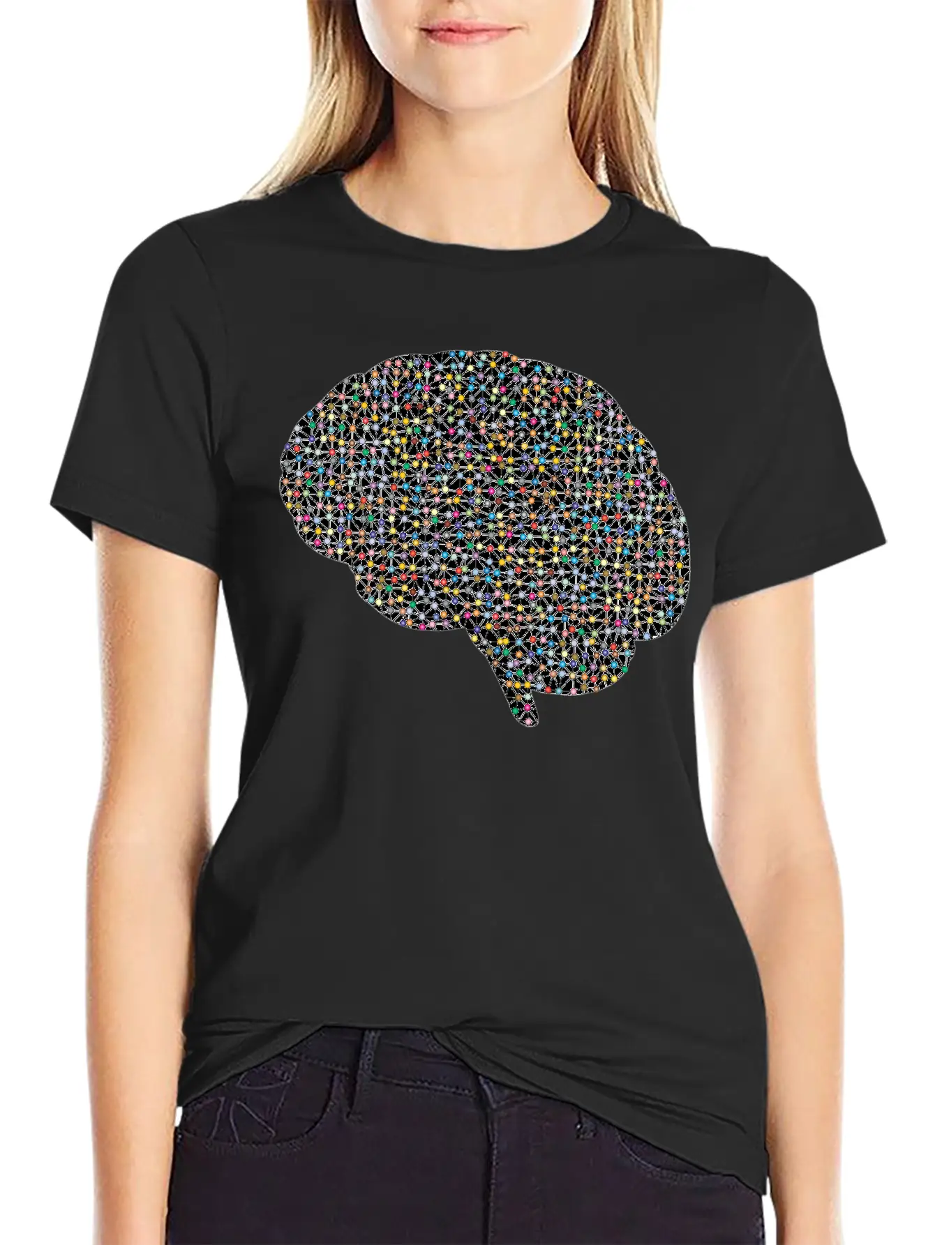 Prismatic Neural Network 2 2 Variation 2 Classic Cotton Tee – Unisex Comfort For Any Season