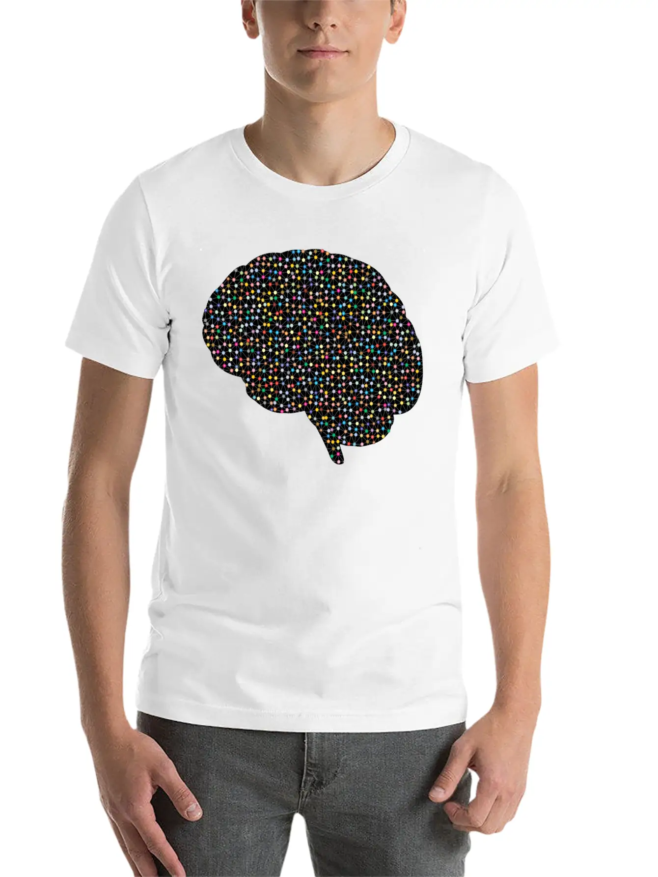 Prismatic Neural Network 2 2 Variation 2 Classic Cotton Tee – Unisex Comfort For Any Season