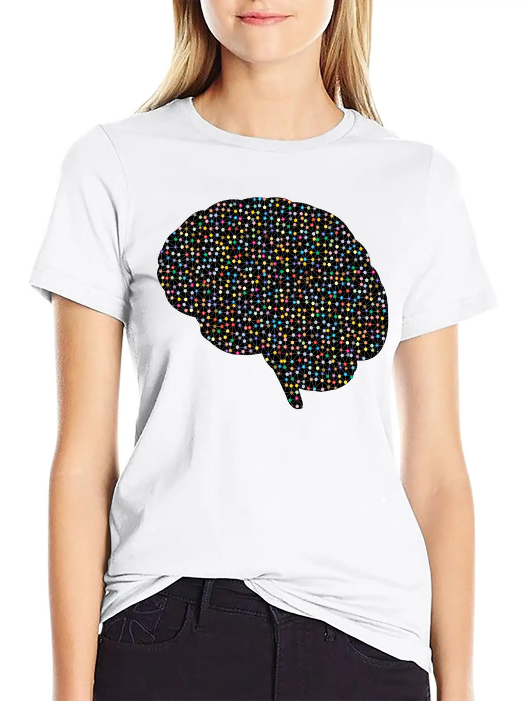 Prismatic Neural Network 2 2 Variation 2 Classic Cotton Tee – Unisex Comfort For Any Season
