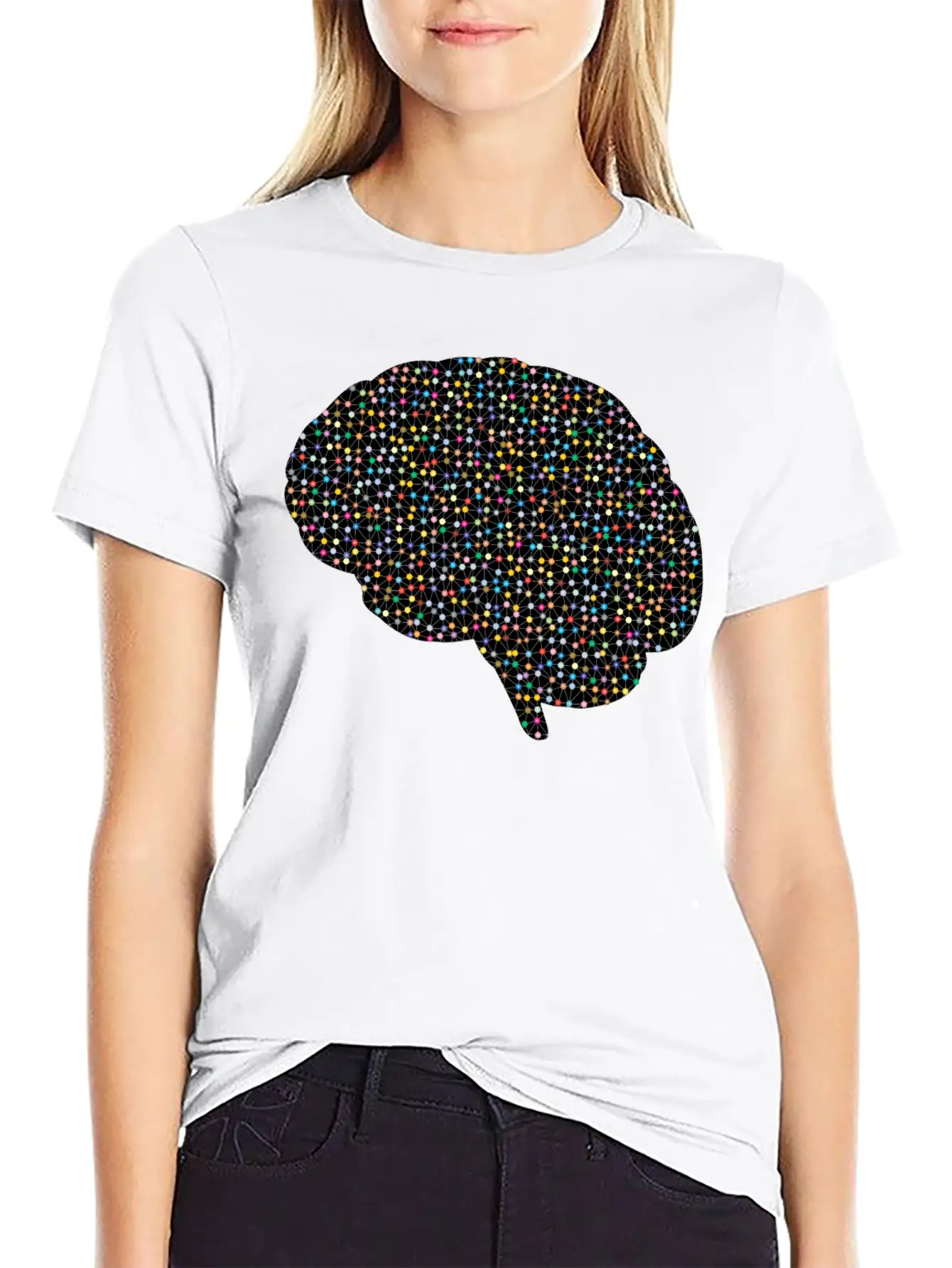 Prismatic Neural Network 2 2 Variation 2 Classic Cotton Tee – Unisex Comfort For Any Season