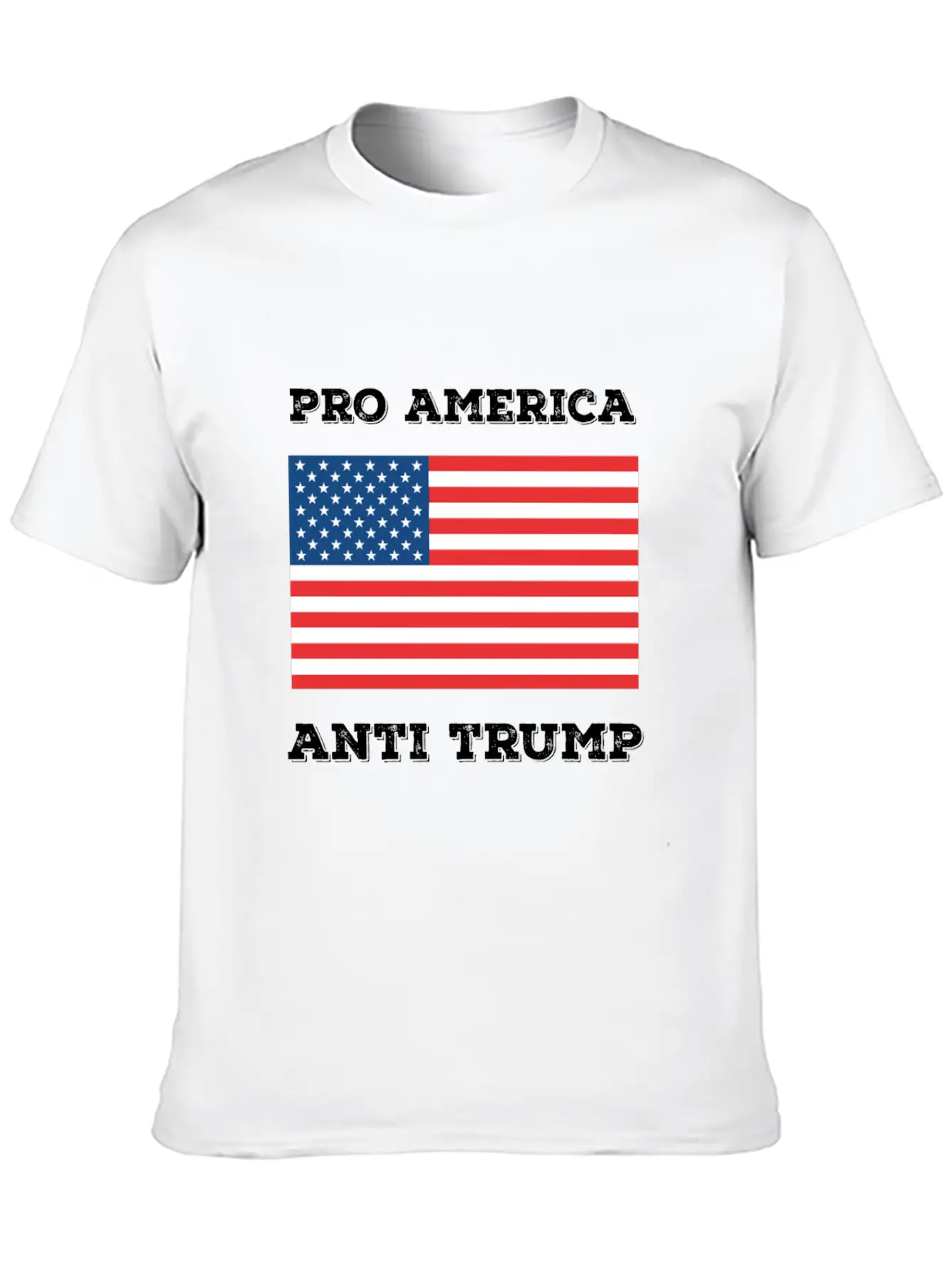 Pro America Anti Trump Relaxed Everyday Tee – Lightweight And Durable Cotton