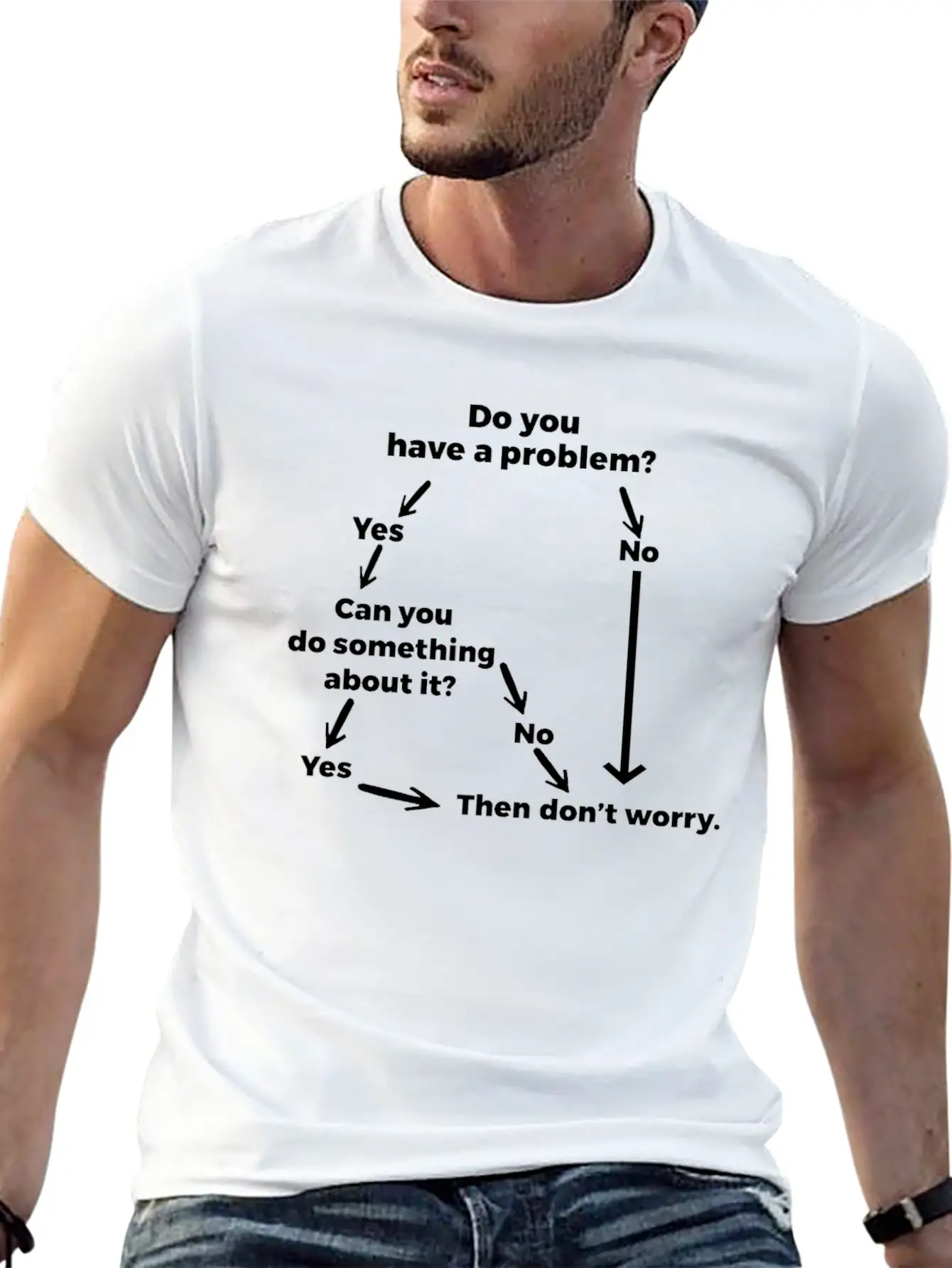 Problem Solving Funny Solution For Problems Relaxed Everyday Tee – Lightweight And Durable Cotton