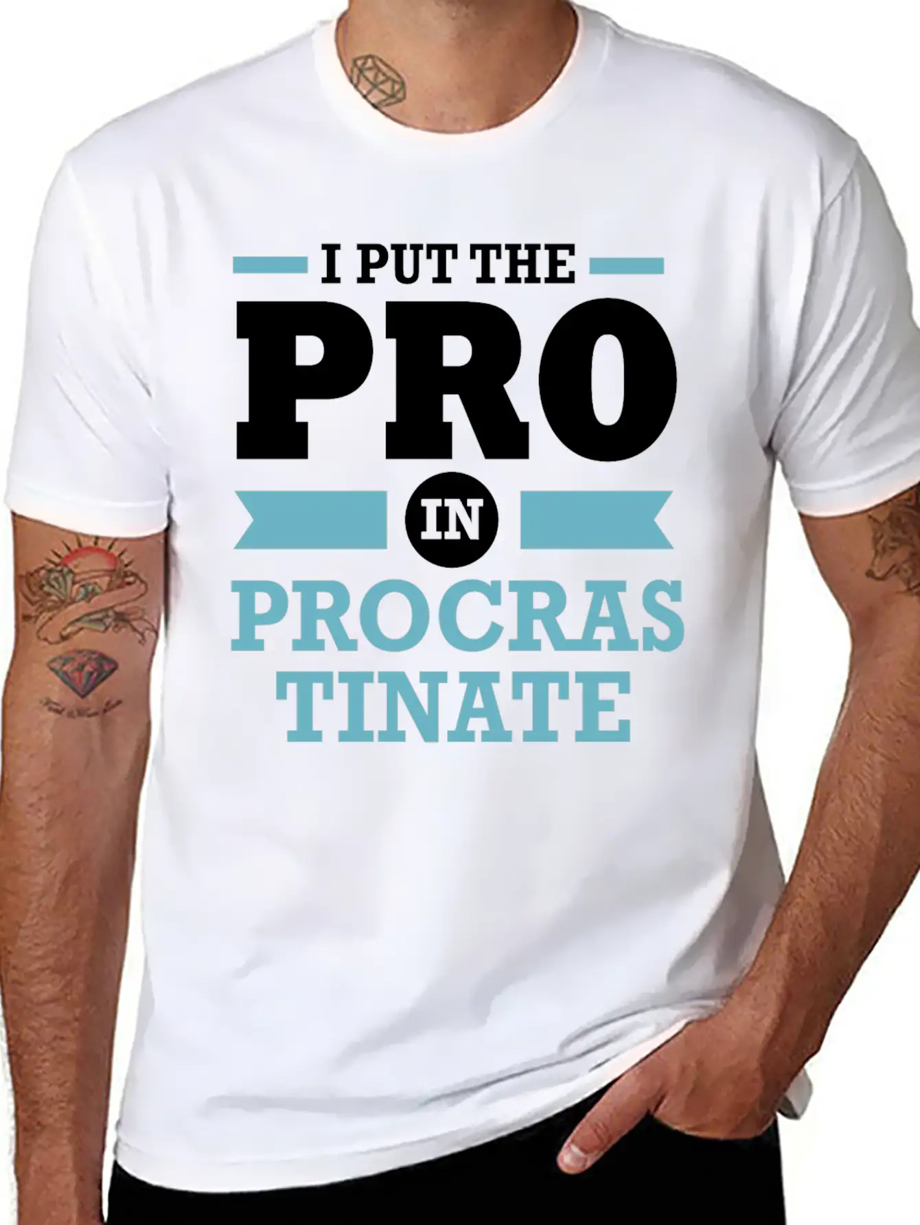 Procrastinator I Put The Pro In Procrastination Classic Cotton Tee – Unisex Comfort For Any Season