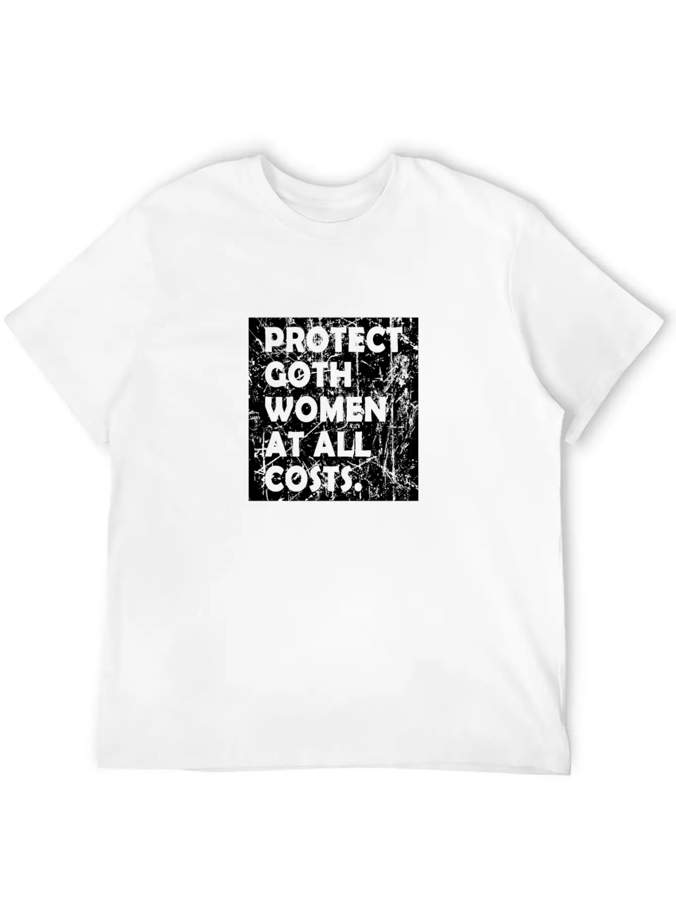 Proctect Goth Women At All Costs Classic Cotton Tee – Unisex Comfort For Any Season