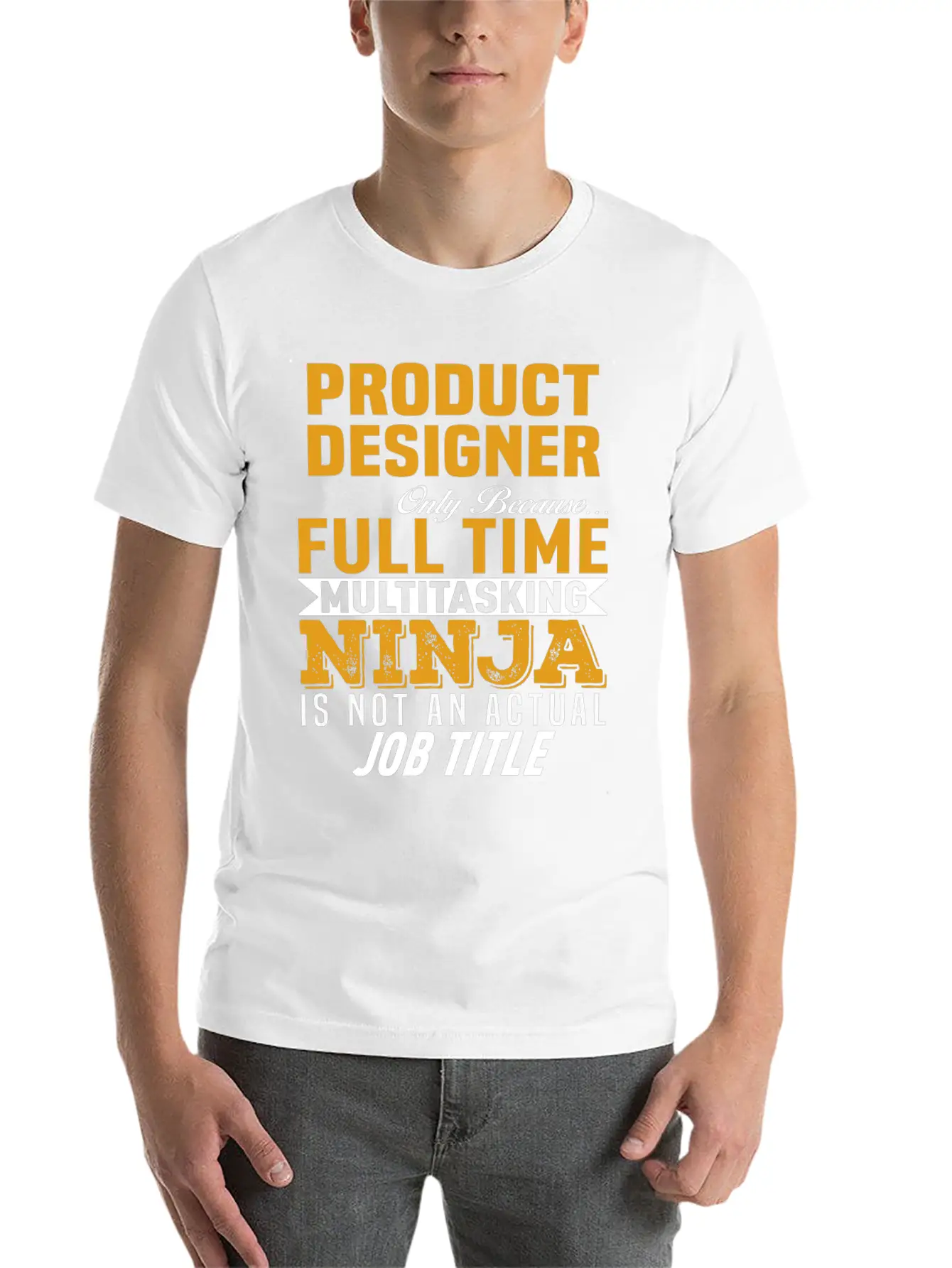 Product Designer Unisex Casual T-Shirt – Clean Design For Daily Comfort