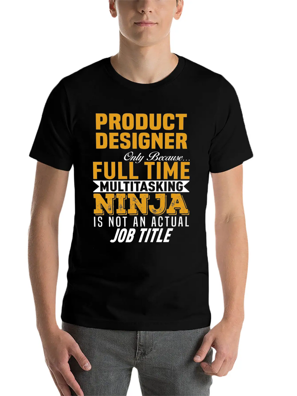 Product Designer Unisex Casual T-Shirt – Clean Design For Daily Comfort