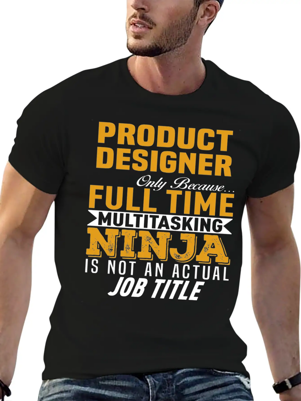 Product Designer Unisex Casual T-Shirt – Clean Design For Daily Comfort