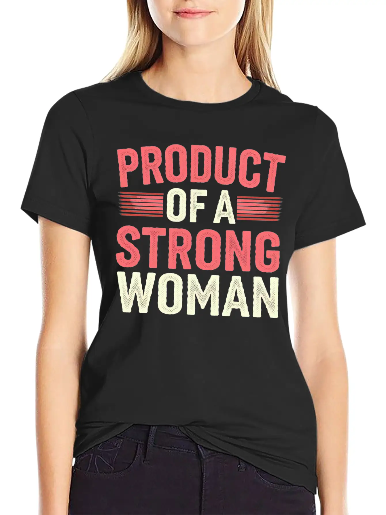 Product Of A Strong Woman 12 Essential Cotton Tee For Daily Outfits – Unisex Style