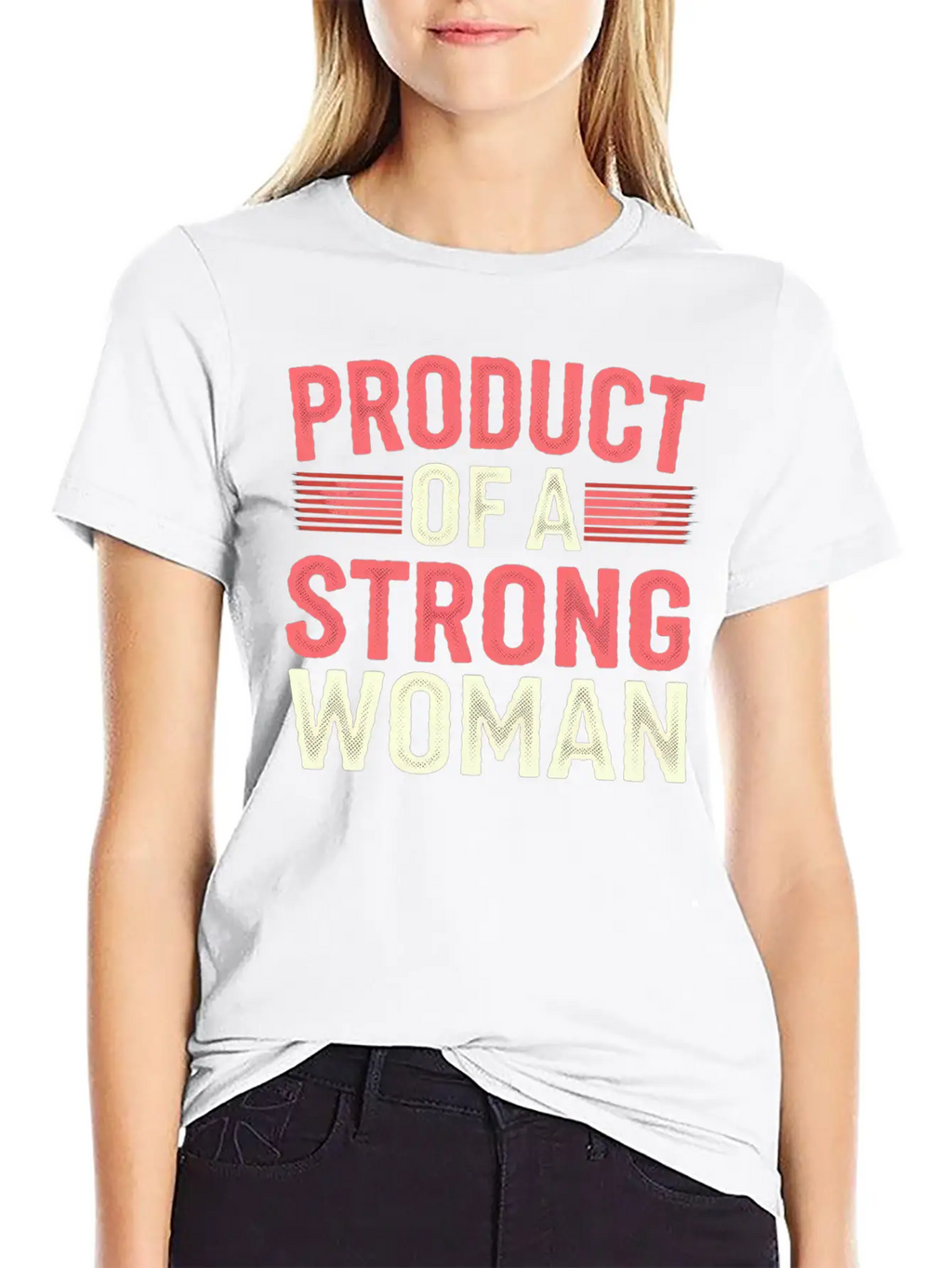 Product Of A Strong Woman 12 Essential Cotton Tee For Daily Outfits – Unisex Style