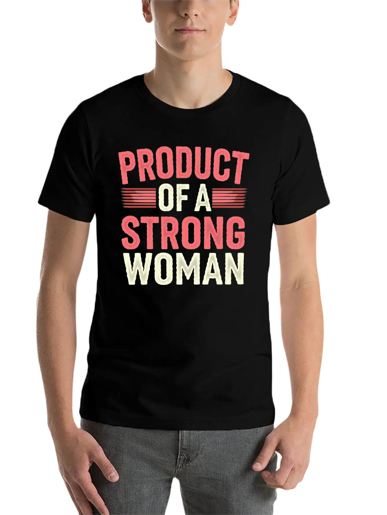 Product Of A Strong Woman 12 Essential Cotton Tee For Daily Outfits – Unisex Style