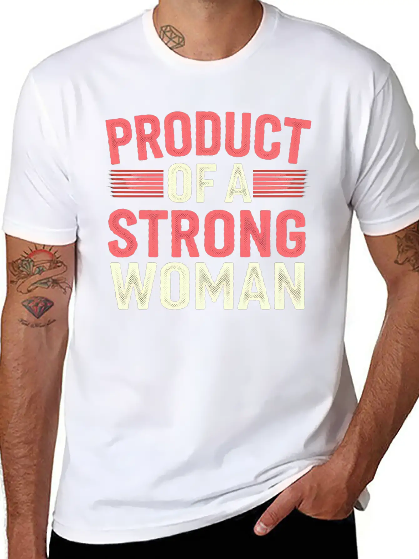 Product Of A Strong Woman 12 Essential Cotton Tee For Daily Outfits – Unisex Style