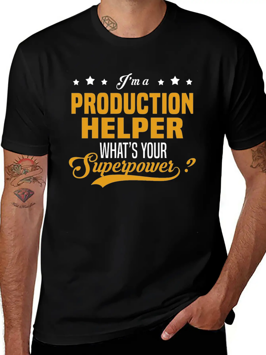 Production Helper Breathable Graphic T-Shirt – Perfect For Casual Days