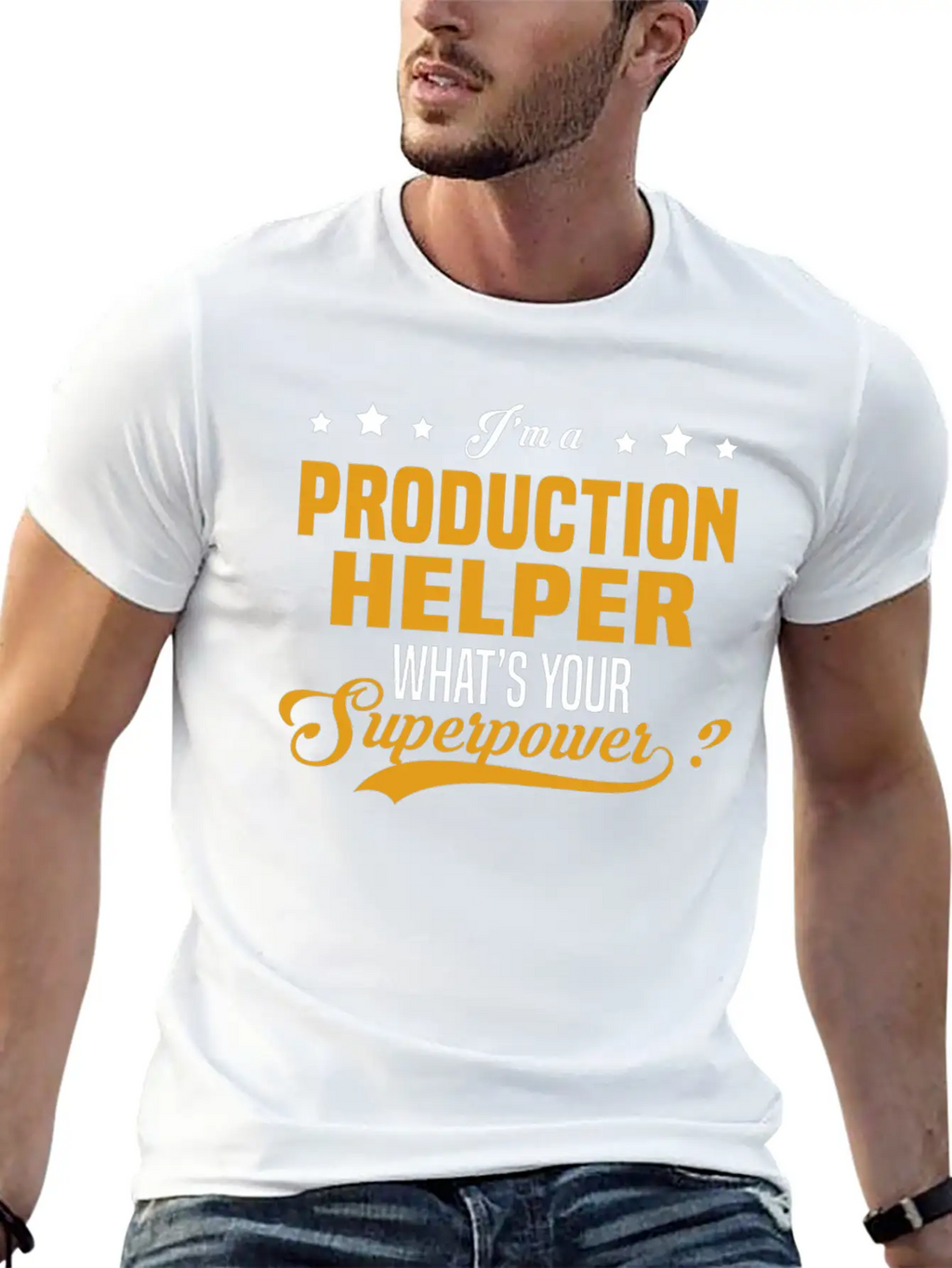 Production Helper Breathable Graphic T-Shirt – Perfect For Casual Days