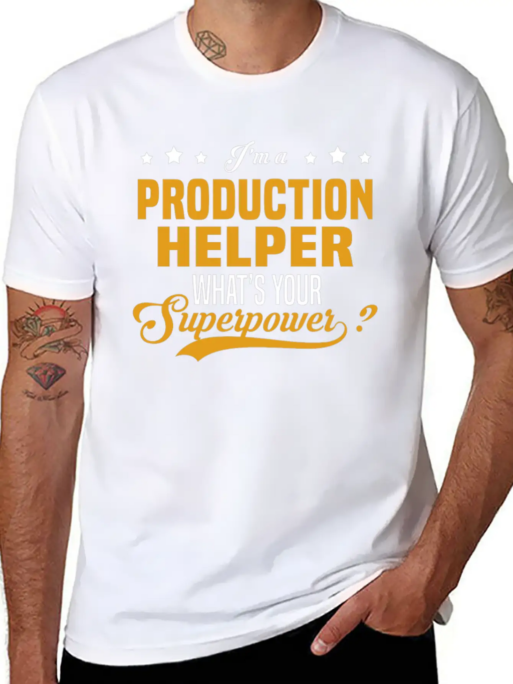 Production Helper Breathable Graphic T-Shirt – Perfect For Casual Days