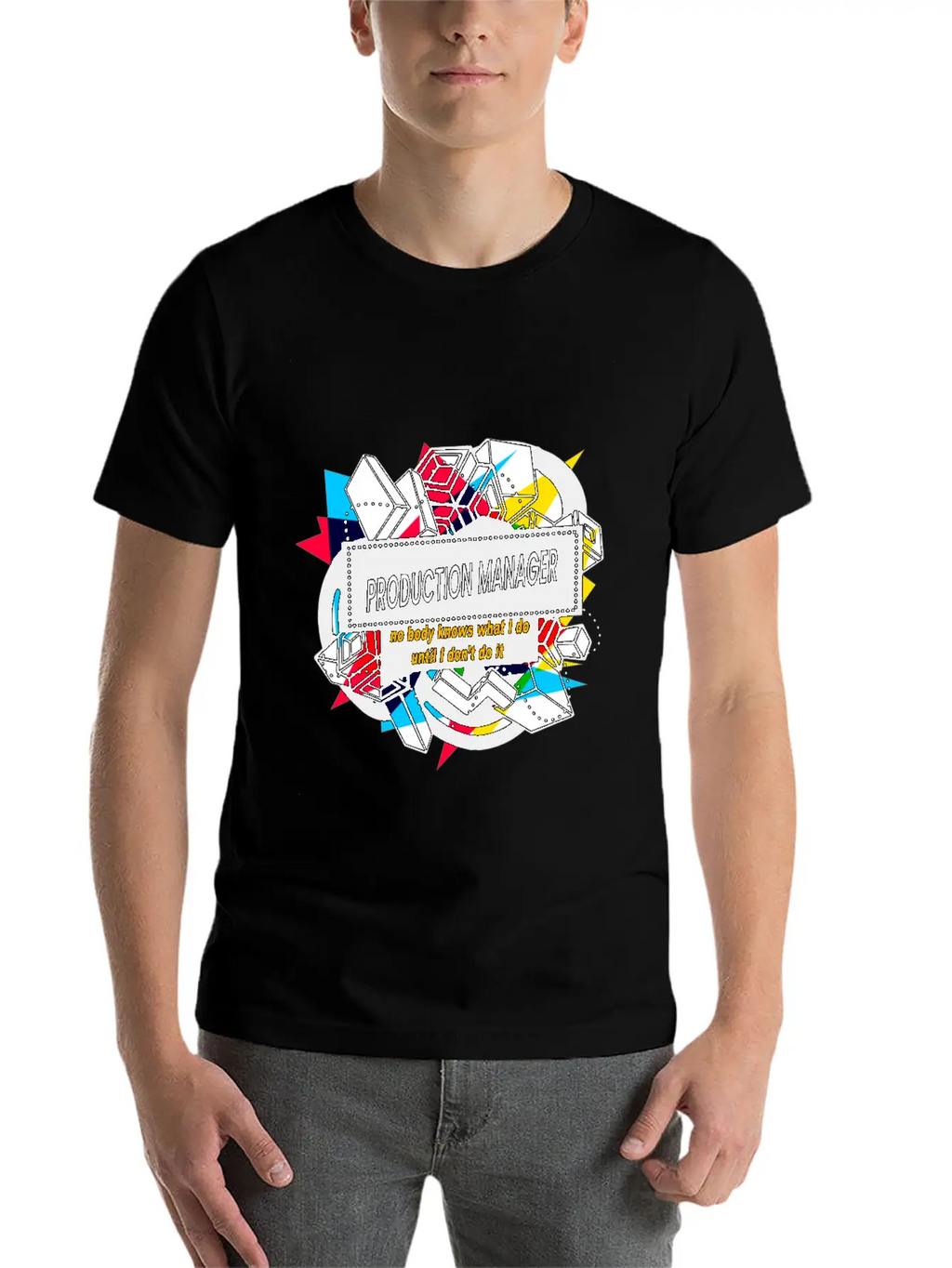 PRODUCTION MANAGER Basic Graphic T-Shirt – Daily Comfort In Soft Cotton