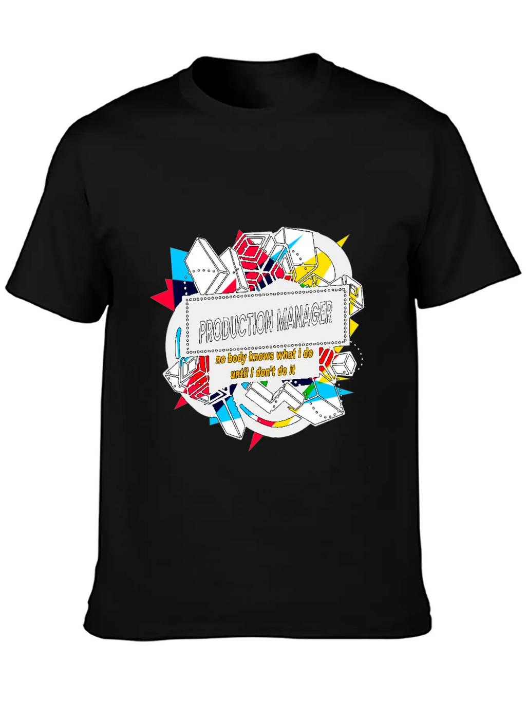 PRODUCTION MANAGER Basic Graphic T-Shirt – Daily Comfort In Soft Cotton