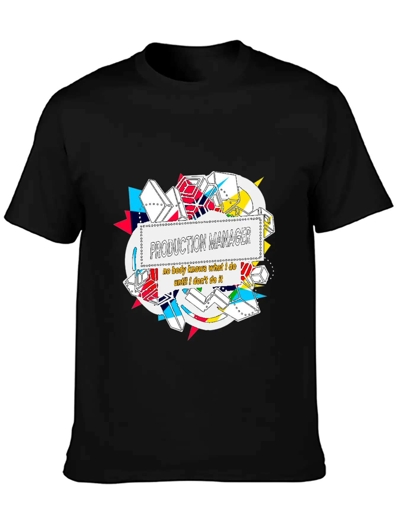 PRODUCTION MANAGER Basic Graphic T-Shirt – Daily Comfort In Soft Cotton