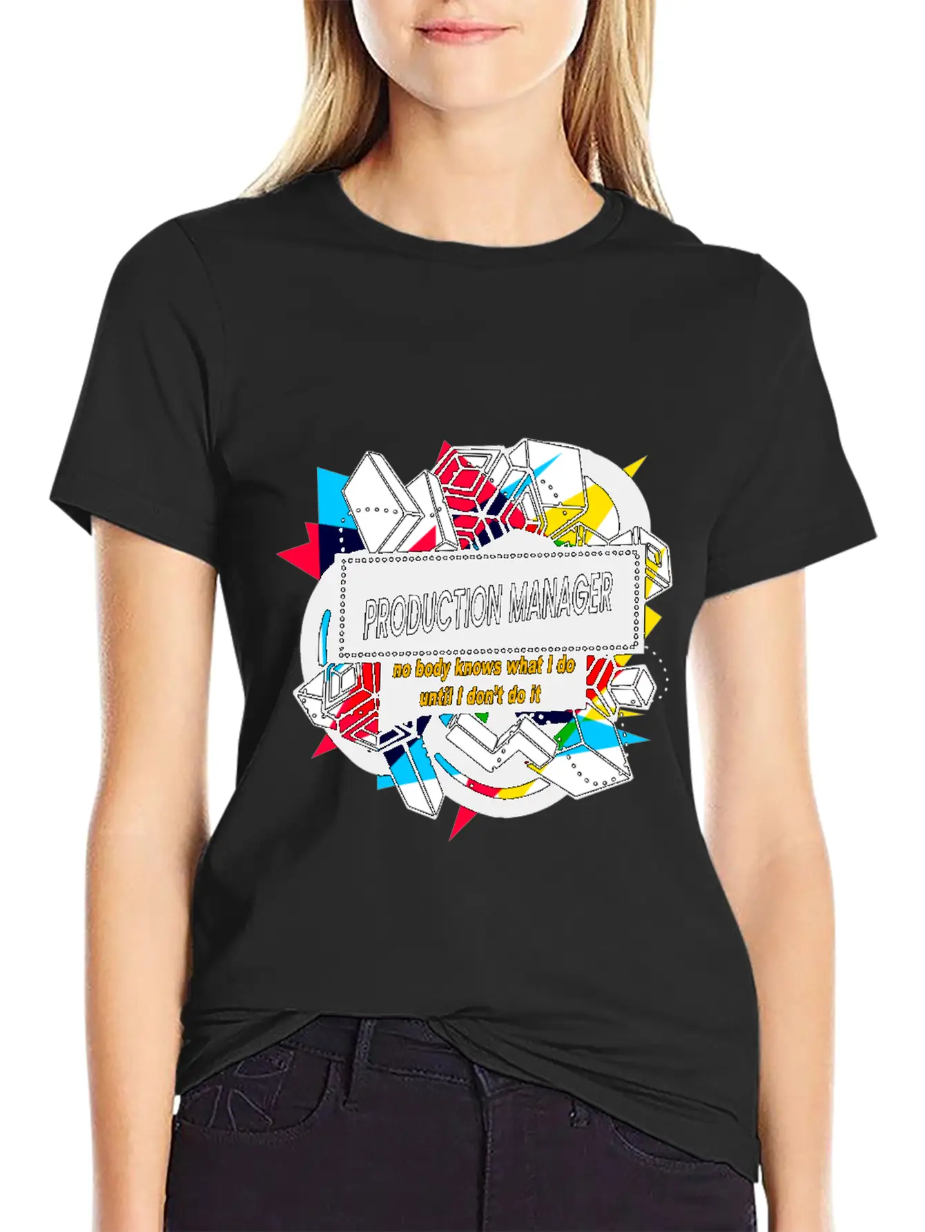 PRODUCTION MANAGER Basic Graphic T-Shirt – Daily Comfort In Soft Cotton