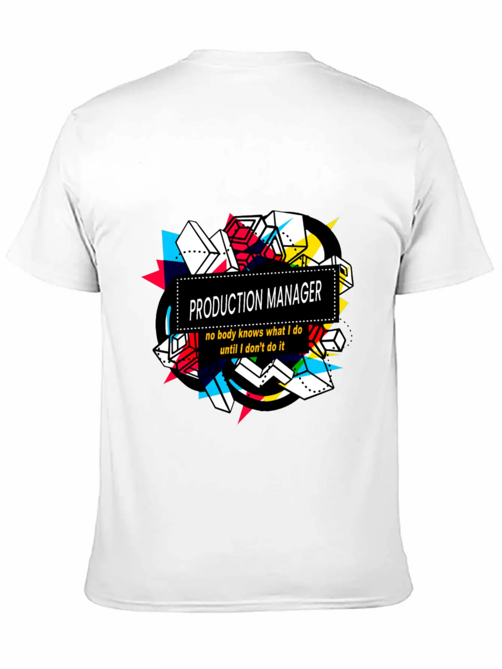 PRODUCTION MANAGER Basic Graphic T-Shirt – Daily Comfort In Soft Cotton