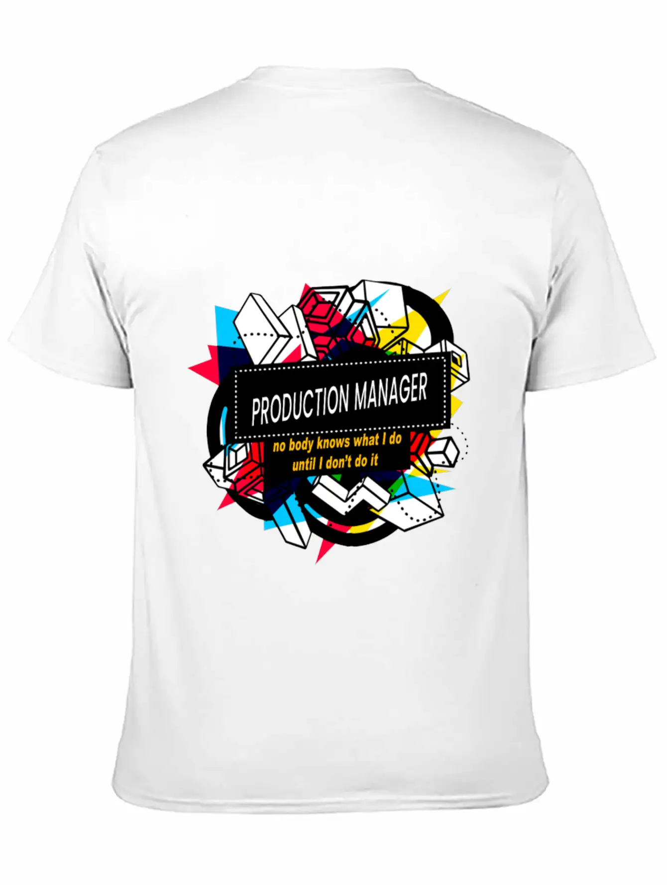 PRODUCTION MANAGER Basic Graphic T-Shirt – Daily Comfort In Soft Cotton