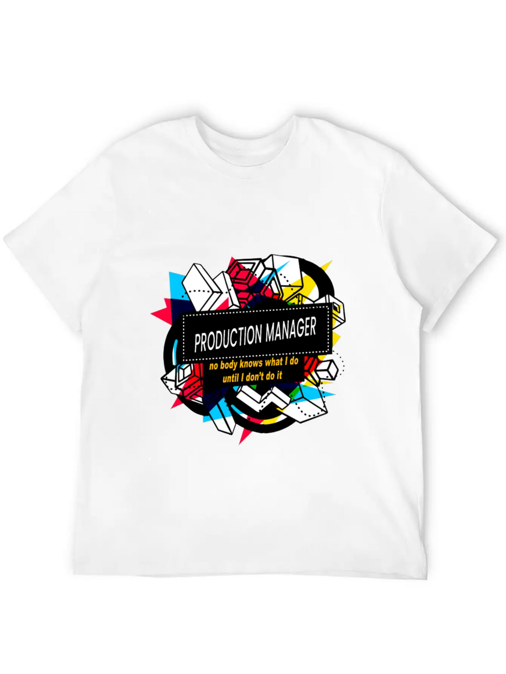 PRODUCTION MANAGER Basic Graphic T-Shirt – Daily Comfort In Soft Cotton