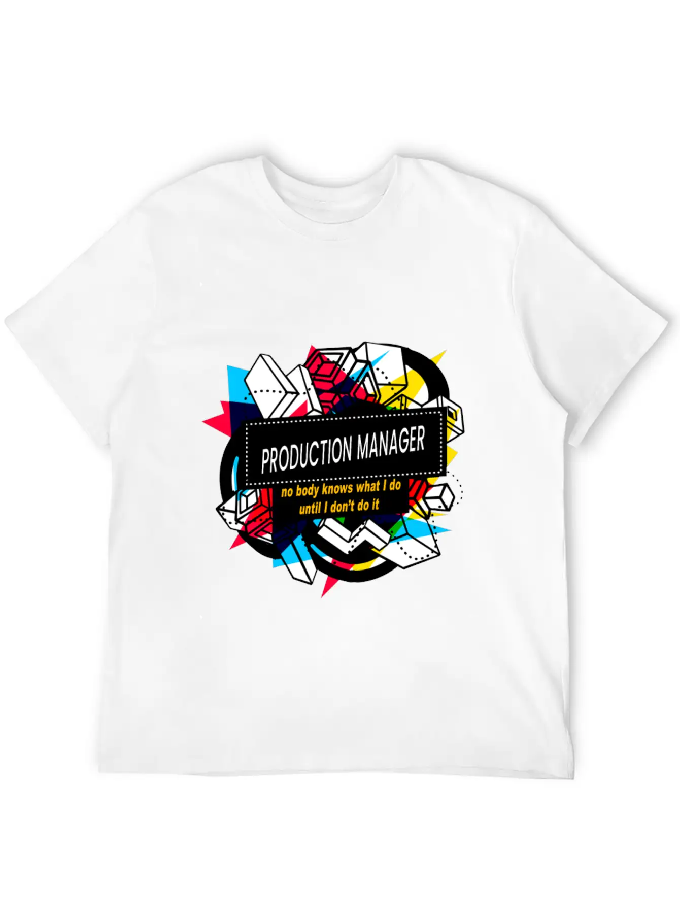 PRODUCTION MANAGER Basic Graphic T-Shirt – Daily Comfort In Soft Cotton