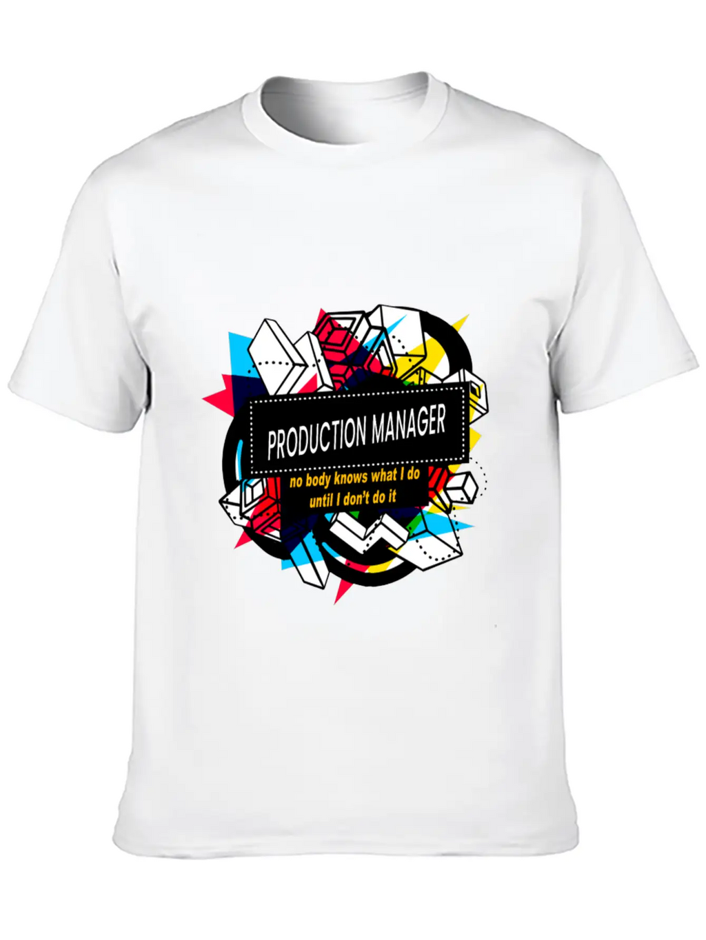 PRODUCTION MANAGER Basic Graphic T-Shirt – Daily Comfort In Soft Cotton