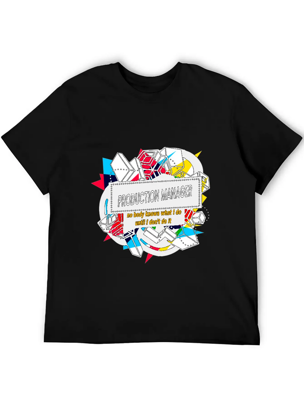 PRODUCTION MANAGER Basic Graphic T-Shirt – Daily Comfort In Soft Cotton