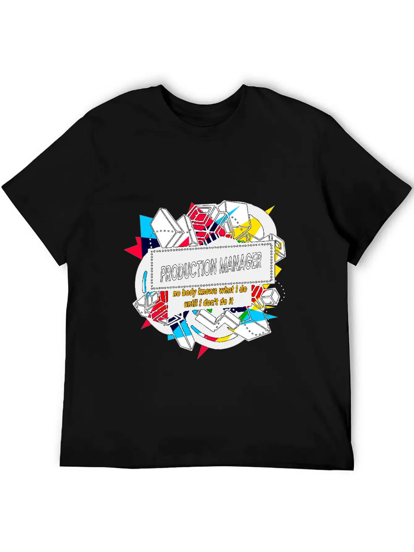 PRODUCTION MANAGER Basic Graphic T-Shirt – Daily Comfort In Soft Cotton