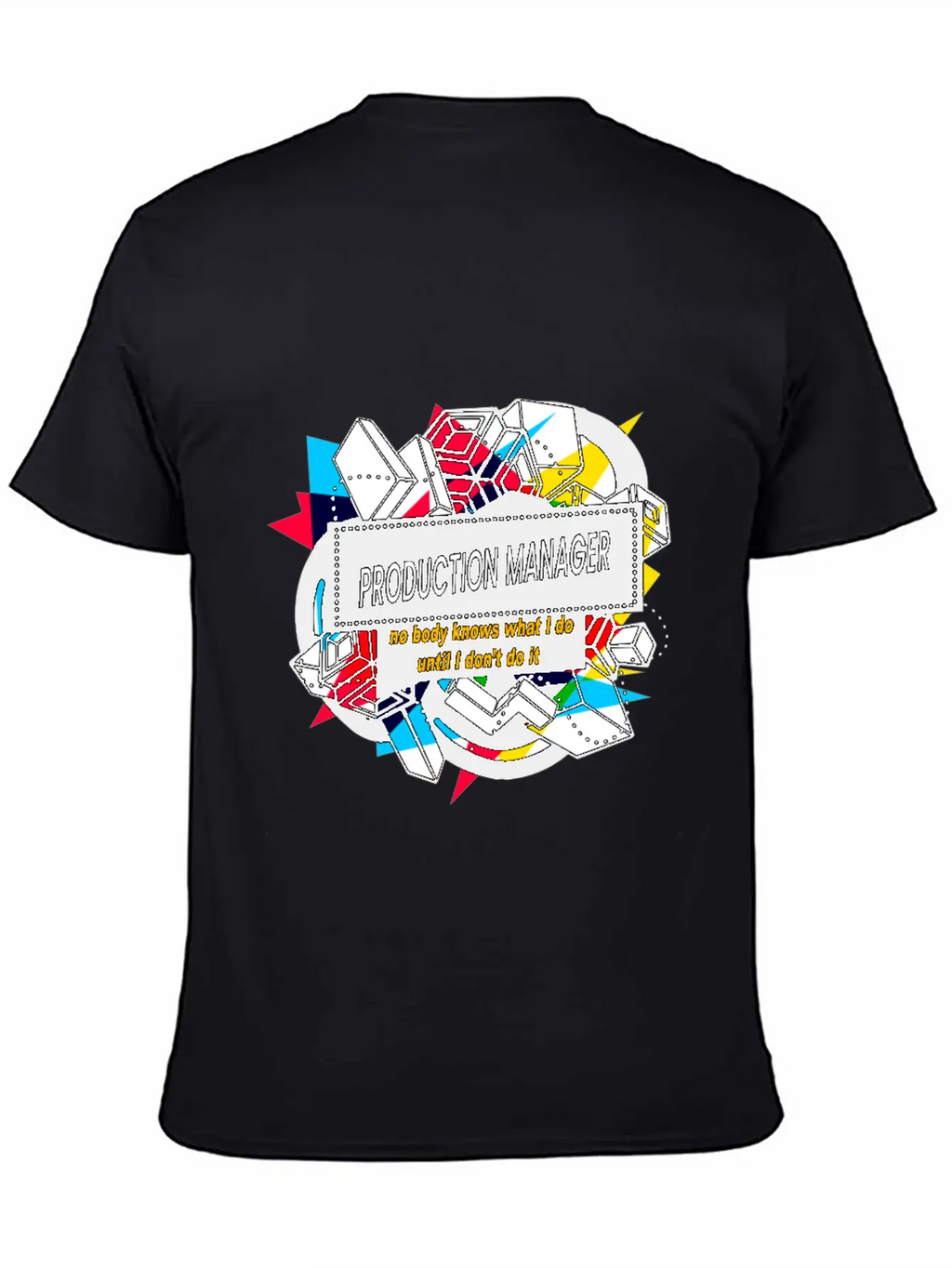 PRODUCTION MANAGER Basic Graphic T-Shirt – Daily Comfort In Soft Cotton