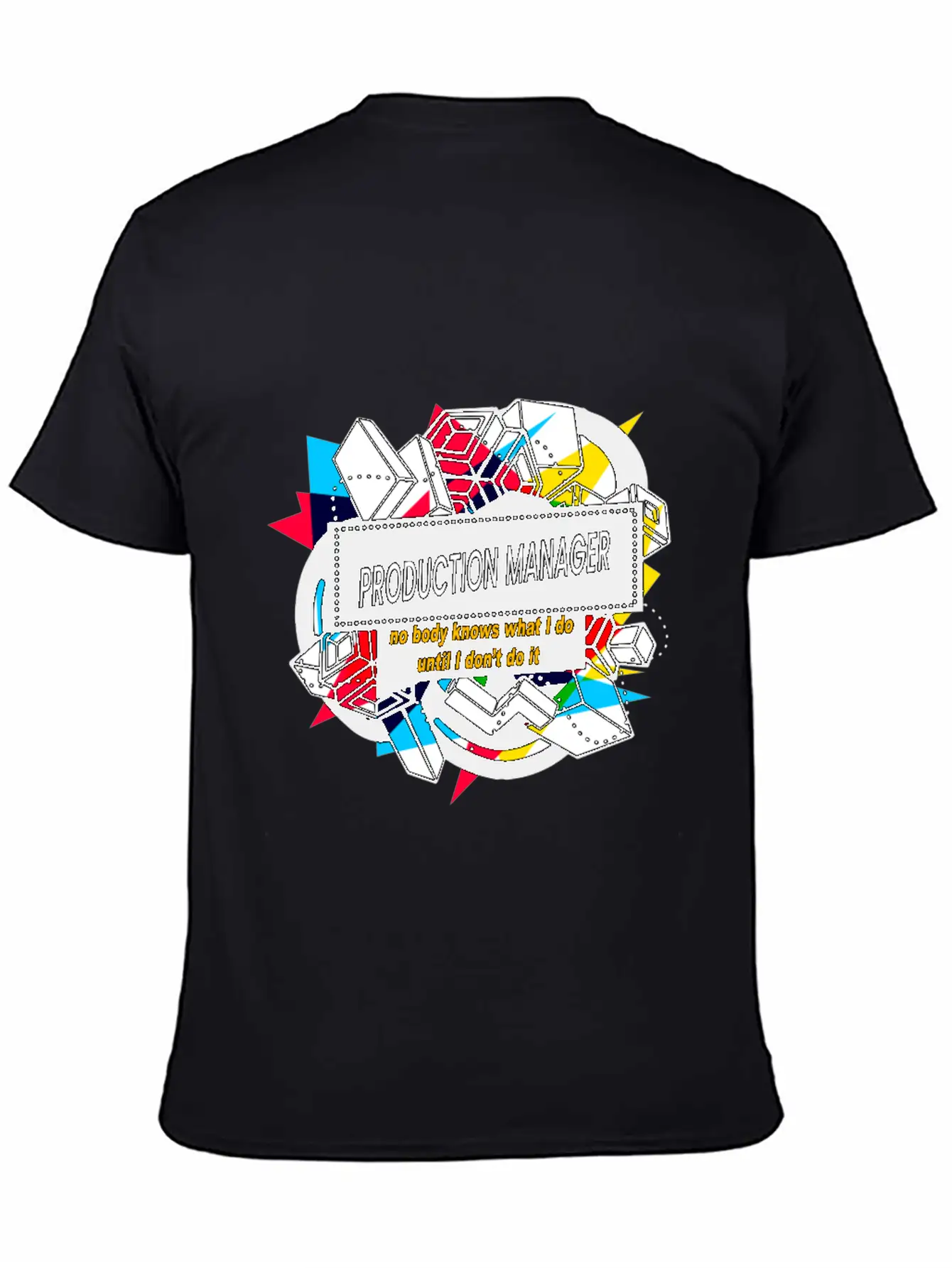 PRODUCTION MANAGER Basic Graphic T-Shirt – Daily Comfort In Soft Cotton