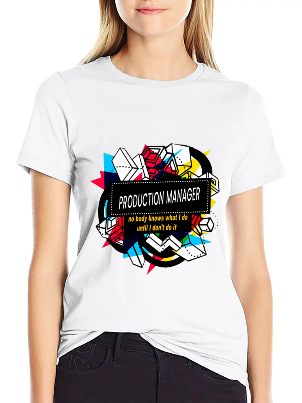 PRODUCTION MANAGER Basic Graphic T-Shirt – Daily Comfort In Soft Cotton