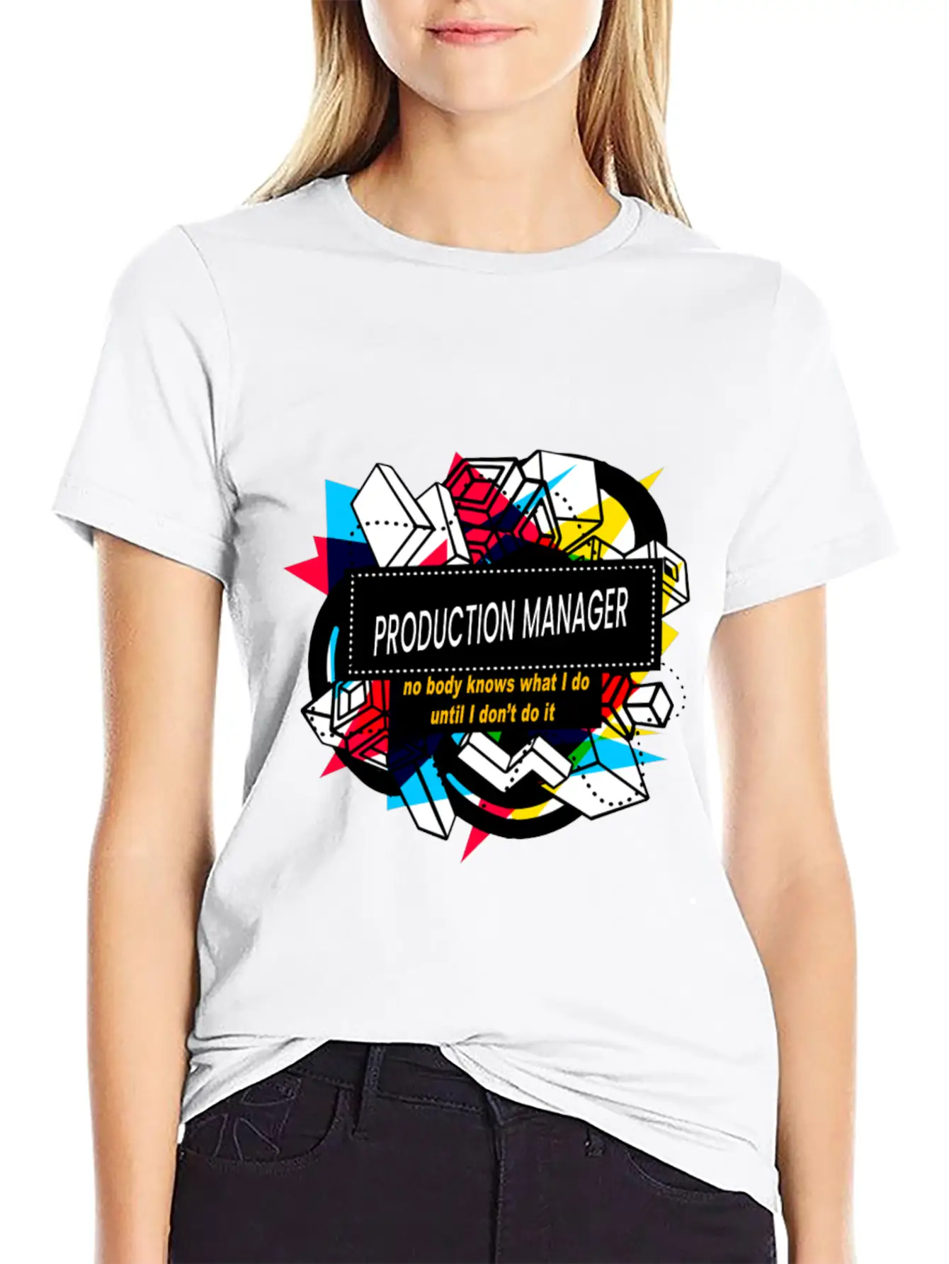 PRODUCTION MANAGER Basic Graphic T-Shirt – Daily Comfort In Soft Cotton