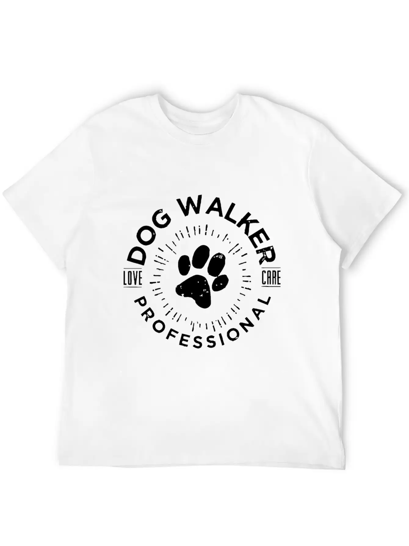 Professional Dog Walkerlove Dog Walkcute Dog Walkd Timeless Short Sleeve Tee – Comfy And Minimalist Design